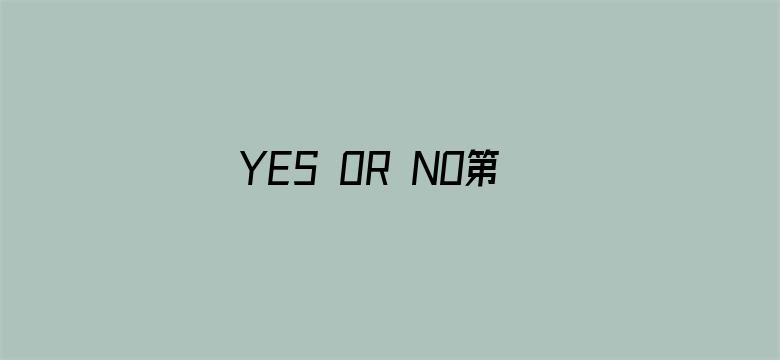 YES OR NO第二季